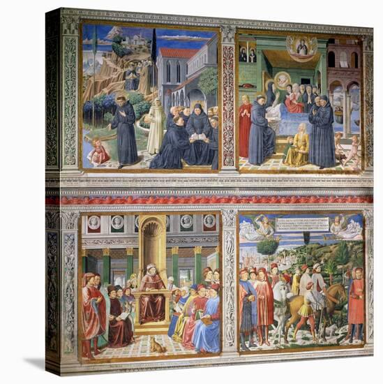 Episodes from the Life of St. Augustine, 1463-65-Benozzo di Lese di Sandro Gozzoli-Premier Image Canvas
