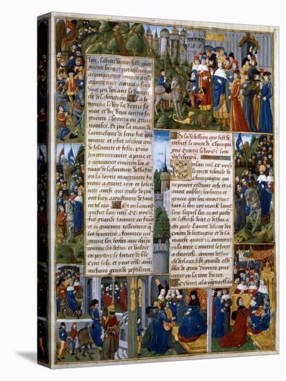 Episodes from the Rebellion of Thibaut De Champagne, 15th Century-null-Premier Image Canvas