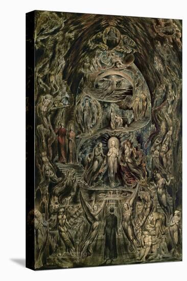 Epitome of James Hearvey's "Meditation among the tombs". (1820-1825) Paper,43.2 x 29.2 cm-William Blake-Premier Image Canvas