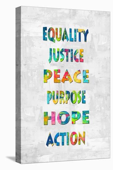Equality Justice in Color-Jamie MacDowell-Stretched Canvas