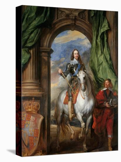 Equestrian Portrait of Charles I, King of England (1600-164) with M. De St Antoine, 1633-Sir Anthony Van Dyck-Premier Image Canvas