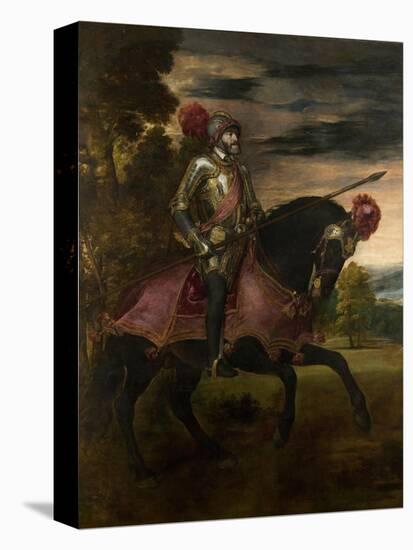 Equestrian Portrait of Charles V of Spain (1500-155), 1548-Titian (Tiziano Vecelli)-Premier Image Canvas