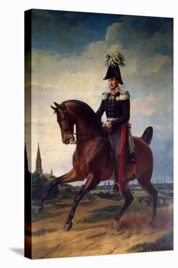 Equestrian Portrait of Frederick William III of Prussia, (1797-184), 1831-Franz Kruguer-Premier Image Canvas