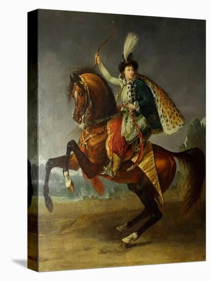 Equestrian Portrait of Prince Boris Nikolayevich Yusupov (1794-184), 1809-Antoine-Jean Gros-Premier Image Canvas