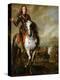 Equestrian Portrait of Prince Eugene De Savoie (1663-1736) circa 1700-10-null-Premier Image Canvas