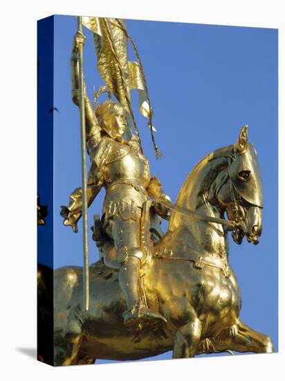 Equestrian Statue of Joan of Arc, French Quarter, New Orleans, Louisiana, USA-J P De Manne-Premier Image Canvas