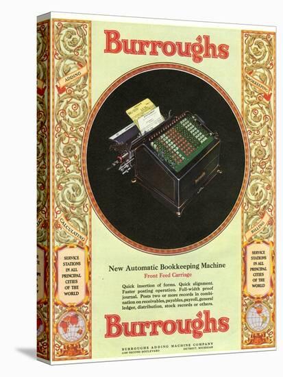 Equipment Burroughs, Adding Machines, Accountants, USA, 1929-null-Premier Image Canvas