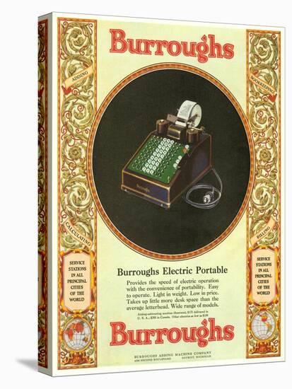 Equipment Burroughs, Adding Machines, Accountants, USA, 1929-null-Premier Image Canvas