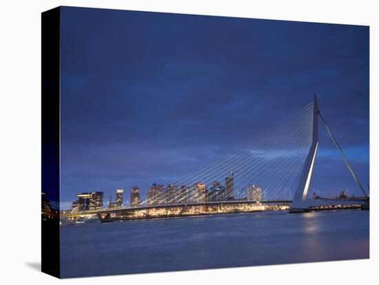 Erasmus Suspension Bridge, Rotterdam, Holland-Michele Falzone-Premier Image Canvas
