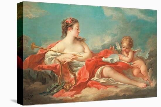 Erato, the Muse of Love Poetry-Francois Boucher-Premier Image Canvas