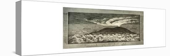 'Erebus Eruption...Showing upper air currents', 14 June 1908, (1909)-Unknown-Premier Image Canvas