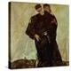 "Eremiten" (Hermits) Egon Schiele and Gustav Klimt-Egon Schiele-Premier Image Canvas