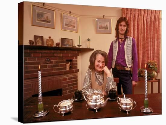 Eric Clapton with His Grandmother Rose Clapp-John Olson-Premier Image Canvas