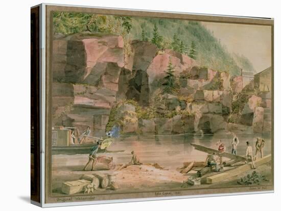 Erie Canal, Ny, 1831-John William Hill-Premier Image Canvas