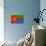 Eritrea Flag Design with Wood Patterning - Flags of the World Series-Philippe Hugonnard-Stretched Canvas displayed on a wall