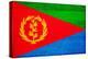 Eritrea Flag Design with Wood Patterning - Flags of the World Series-Philippe Hugonnard-Stretched Canvas