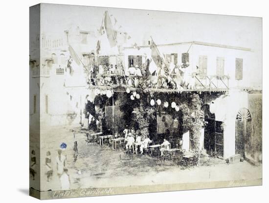 Eritrea, Massawa, Caffe Garibaldi, Italian Officers Meeting-null-Premier Image Canvas