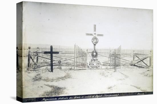 Eritrea, Otumlo Graveyard, Engineer's Monument Dedicated to Fallen of Battle of Dogali-null-Premier Image Canvas