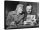 Ernest Hemingway and Janet Flanner-David Scherman-Premier Image Canvas