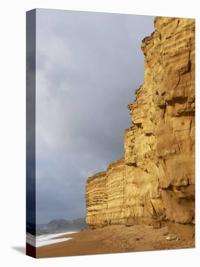Eroded Cliffs At Burton Bradstock-Adrian Bicker-Premier Image Canvas