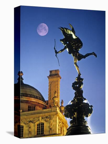 Eros statue, Piccadilly Circus, London, England-Rex Butcher-Premier Image Canvas