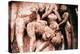 Erotic Sculpture, Hindu Temple, Khajuraho, India, 950-1050-null-Premier Image Canvas