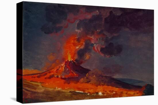 Eruption of Vesuvius.-Joseph Wright of Derby-Premier Image Canvas