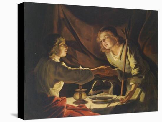 Esau and Jacob-Matthias Stomer-Premier Image Canvas