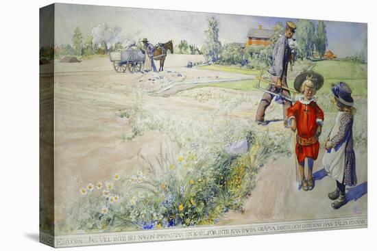 Esbjorn and the Peasant Girl-Carl Larsson-Premier Image Canvas