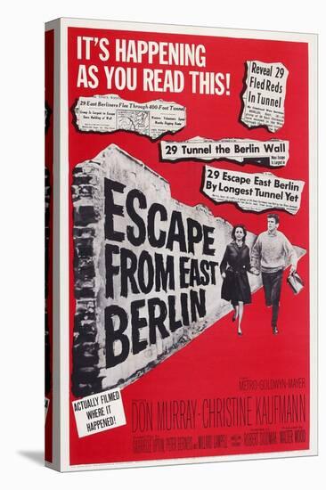 Escape from East Berlin, 1962-null-Stretched Canvas