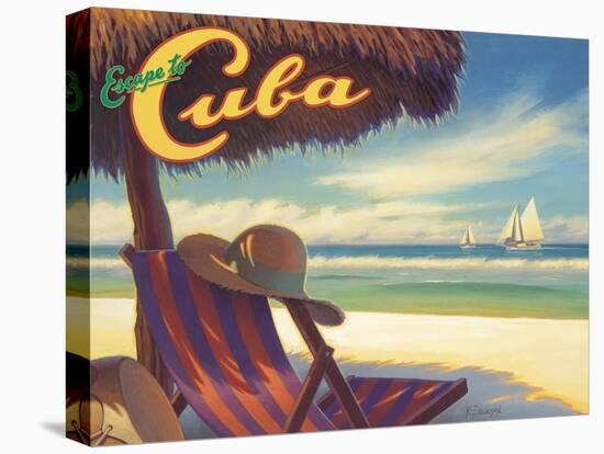 Escape to Cuba-Kerne Erickson-Stretched Canvas