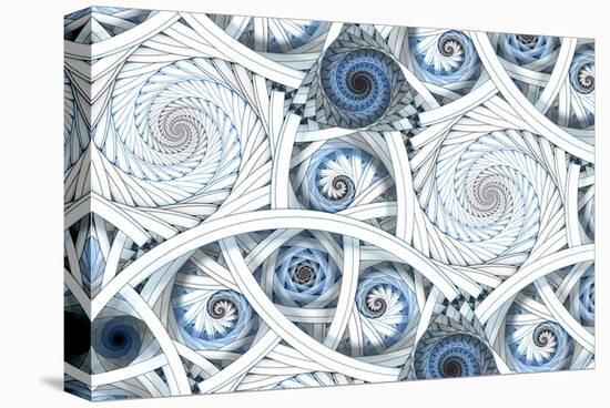 Escher-Like Fractal Spirals-null-Stretched Canvas