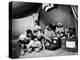 Eskimo Family Admiring their Modern Conveniences, a Victrola, a Sewing Machine and a Stove-Margaret Bourke-White-Premier Image Canvas