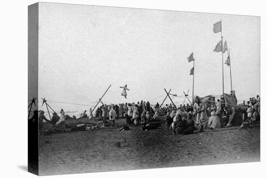 Eskimo Sports at Barrow, Alaska Photograph - Barrow, AK-Lantern Press-Stretched Canvas