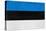 Estonia Flag Design with Wood Patterning - Flags of the World Series-Philippe Hugonnard-Stretched Canvas