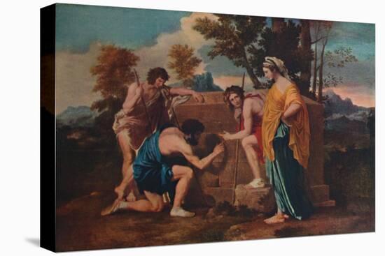'Et in Arcadia ego (Les bergers d'Arcadie or The Arcadian Shepherds)', 1637-1638, (1911)-Nicolas Poussin-Premier Image Canvas