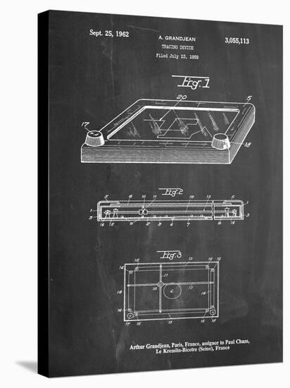 Etch a Sketch-Cole Borders-Stretched Canvas