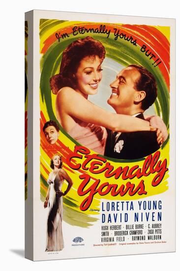 Eternally Yours, Virginia Field, Zasu Pitts, Loretta Young, David Niven, 1939-null-Stretched Canvas