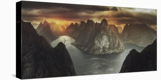 Ethereal Mountains-Andreas Stridsberg-Stretched Canvas
