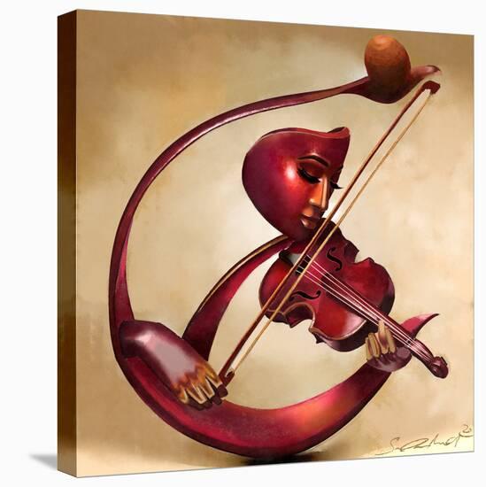 Ethereal Strings-Salaam Muhammad-Stretched Canvas