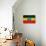 Ethiopia Flag Design with Wood Patterning - Flags of the World Series-Philippe Hugonnard-Stretched Canvas displayed on a wall