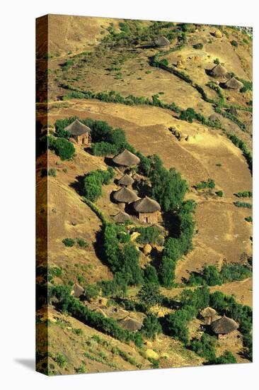 Ethiopian Village-Jon Hicks-Premier Image Canvas