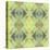 Ethnic Pattern Lemon Yellow-Cora Niele-Stretched Canvas