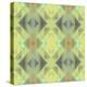 Ethnic Pattern Lemon Yellow-Cora Niele-Stretched Canvas