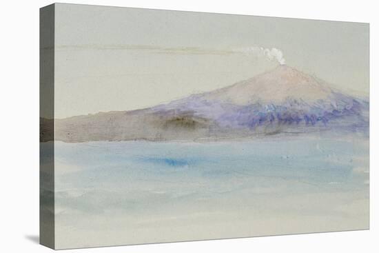 Etna from Taormina-John Ruskin-Premier Image Canvas