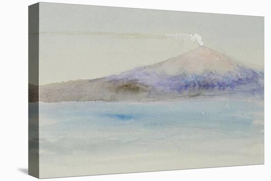 Etna from Taormina-John Ruskin-Premier Image Canvas