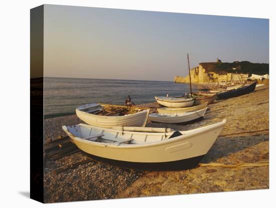 Etretat, Falaise d'Amont, Normandy, France, Europe-David Hughes-Premier Image Canvas