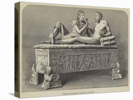 Etruscan Sarcophagus, Castellani Collection-null-Premier Image Canvas