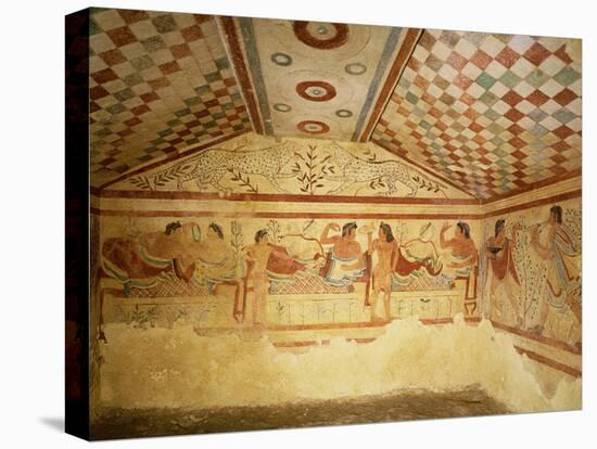 Etruscan Tombs at Tarquinia, Italy, 6th century BC-null-Premier Image Canvas