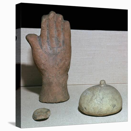 Etruscan votive offerings from a sanctuary of healing-Unknown-Premier Image Canvas